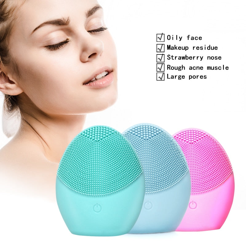 Face Cleaning Brush Electric Facial Cleanser
