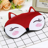 Cute Travel Eyepatc Soft Blindfold Fox