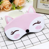 Cute Travel Eyepatc Soft Blindfold Fox