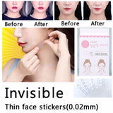 40 Pcs/Set Invisible Thin Face facial Stickers